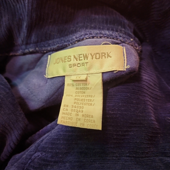 Jones New York Royal Blue Teddy Jacket Sz1x - Picture 5 of 5